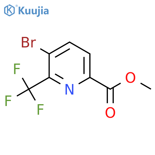 Methyl 5-bromo-6-(trifluoromethyl)picolinate structure