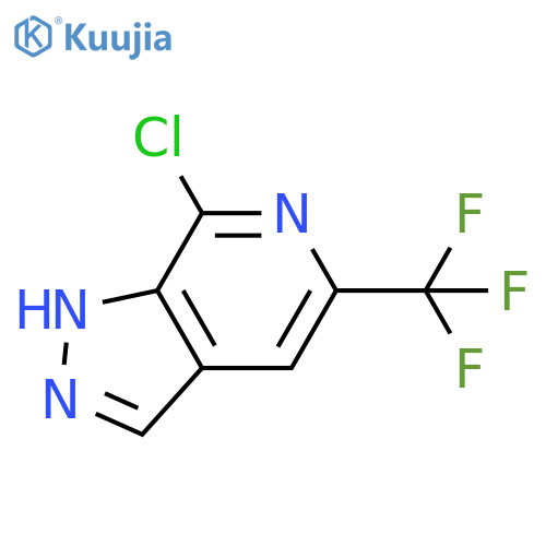 7-chloro-5-(trifluoromethyl)-1H-pyrazolo[3,4-c]pyridine structure