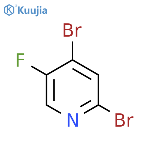 2,4-Dibromo-5-fluoropyridine structure