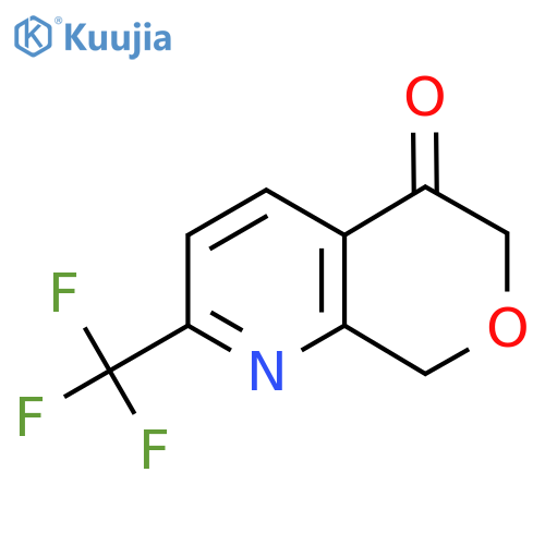2-Trifluoromethyl-8H-pyrano[3,4-b]pyridin-5-one structure