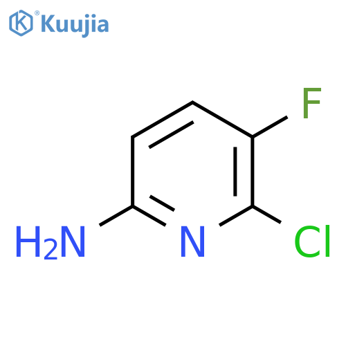 6-Chloro-5-fluoropyridin-2-amine structure