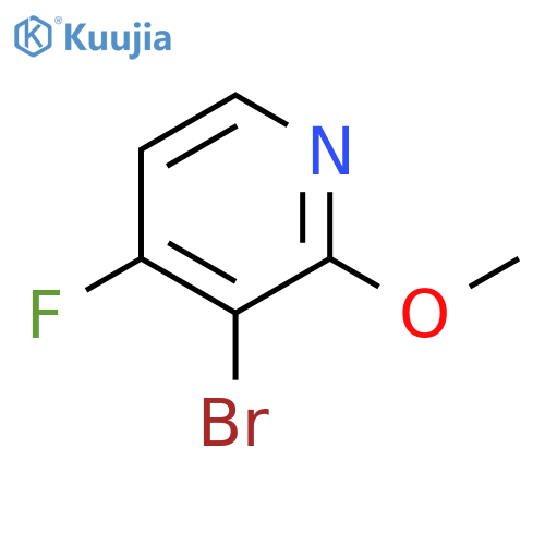 3-Bromo-4-fluoro-2-methoxypyridine structure