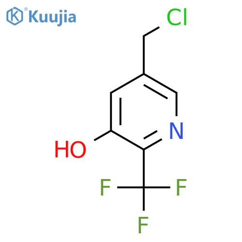5-Chloromethyl-3-hydroxy-2-(trifluoromethyl)pyridine structure