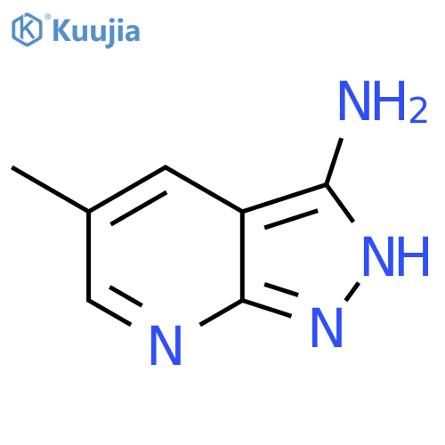 5-methyl-1H-Pyrazolo[3,4-b]pyridin-3-amine structure
