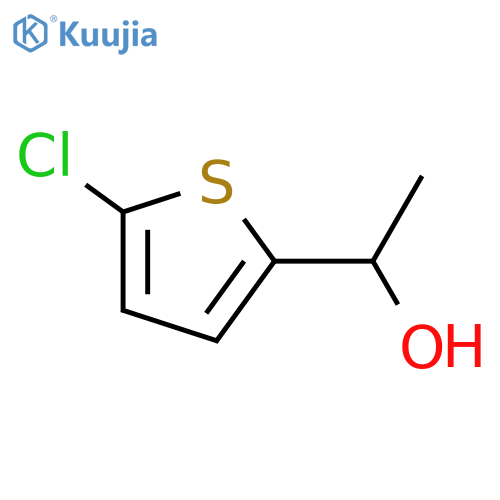 1-(5-chlorothiophen-2-yl)ethanol structure