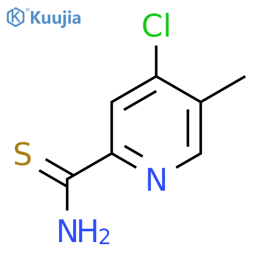 4-Chloro-5-methylpyridine-2-carbothioamide structure