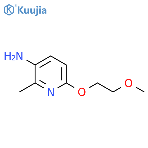 6-(2-methoxyethoxy)-2-methylpyridin-3-amine structure