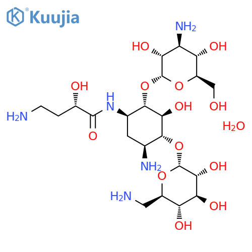 Amikacin hydrate structure