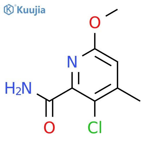 3-Chloro-6-methoxy-N-methylpyridine-2-carboxamide structure