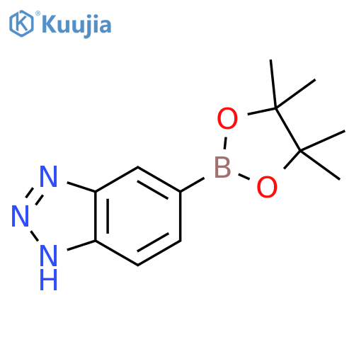 6-(4,4,5,5-tetramethyl-1,3,2-dioxaborolan-2-yl)-1H-1,2,3-benzotriazole structure