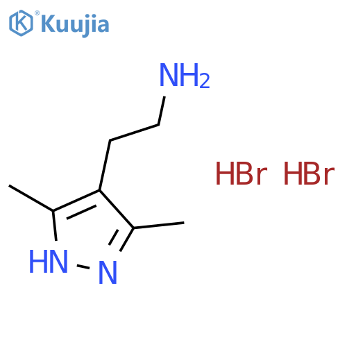 4-(2-Aminoethyl)-3,5-dimethyl-1H-pyrazole Dihydrobromide structure