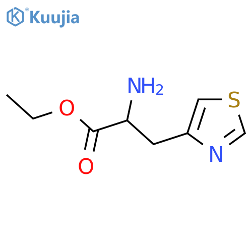 Ethyl 2-amino-3-(1,3-thiazol-4-YL)propanoate structure