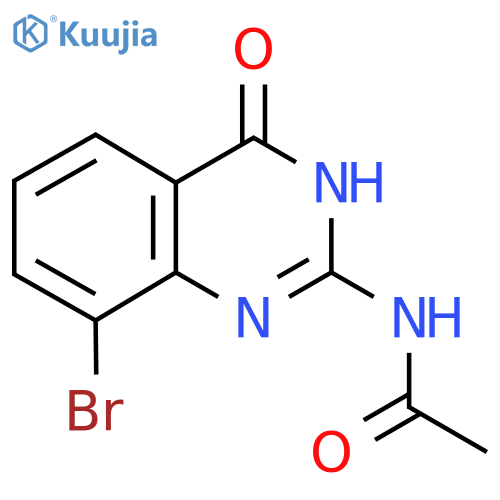 N-(8-bromo-4-oxo-3,4-dihydroquinazolin-2-yl)acetamide structure