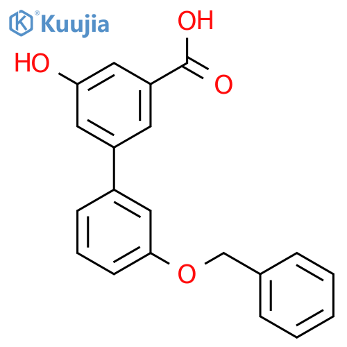 3-(3-Benzyloxyphenyl)-5-hydroxybenzoic acid structure