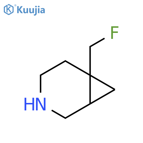 6-(Fluoromethyl)-3-azabicyclo[4.1.0]heptane structure