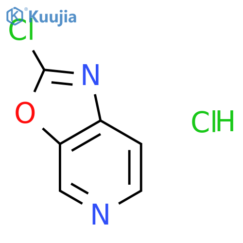 2-Chlorooxazolo5,4-cpyridine hydrochloride structure