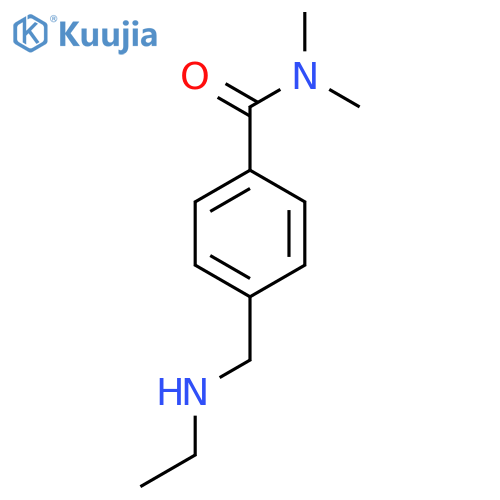 4-(ethylamino)methyl-N,N-dimethylbenzamide structure