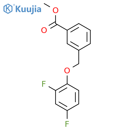 Methyl 3-[(2,4-difluorophenoxy)methyl]benzoate structure