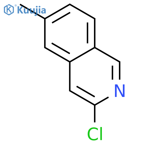 3-chloro-6-methylisoquinoline structure