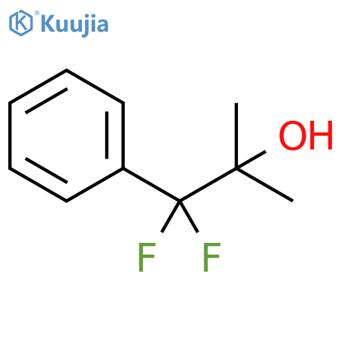 Benzeneethanol, β,β-difluoro-α,α-dimethyl- structure