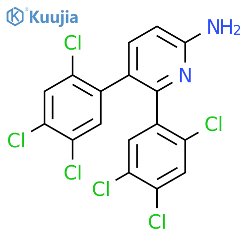 6-Amino-2,3-bis(2,4,5-trichlorophenyl)pyridine structure