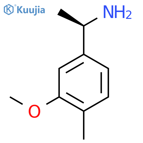 (1R)-1-(3-methoxy-4-methylphenyl)ethan-1-amine structure