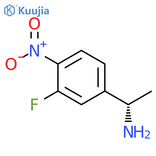 (1S)-1-(3-fluoro-4-nitrophenyl)ethan-1-amine structure