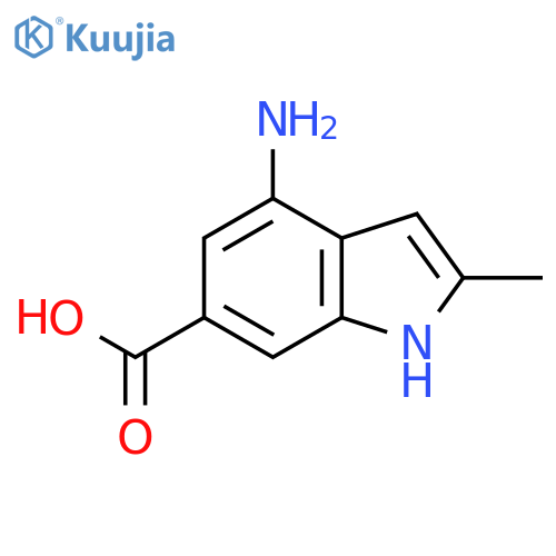 4-AMino-2-Methyl-1H-indole-6-carboxylic acid structure