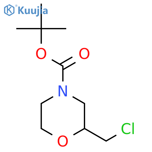 (R)-tert-Butyl 2-(chloromethyl)morpholine-4-carboxylate structure