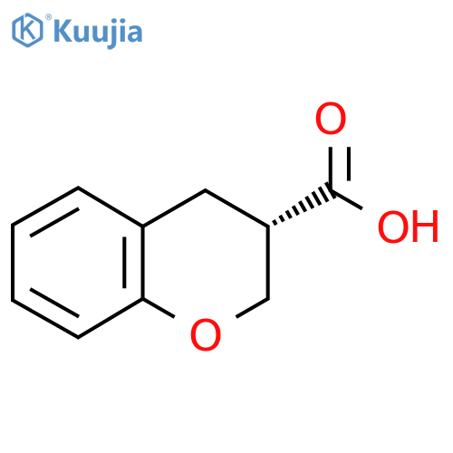 (3S)-3,4-dihydro-2H-1-benzopyran-3-carboxylic acid structure