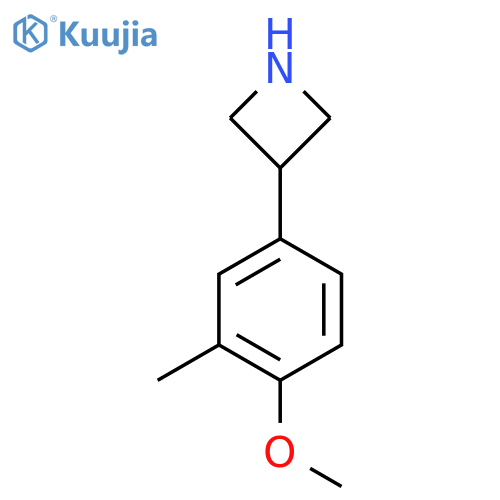 3-(4-methoxy-3-methylphenyl)azetidine structure