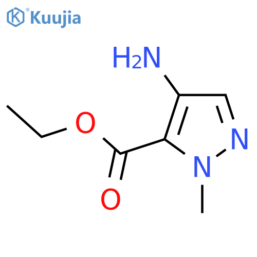 Ethyl 4-amino-1-methyl-1H-pyrazole-5-carboxylate structure