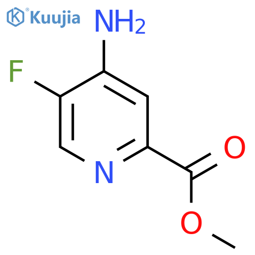 Methyl 4-amino-5-fluoropicolinate structure
