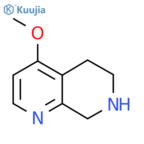 4-methoxy-5,6,7,8-tetrahydro-1,7-naphthyridine structure