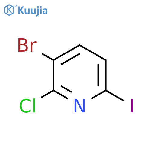 3-Bromo-2-chloro-6-iodopyridine structure