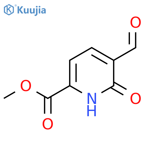 Methyl 5-formyl-6-hydroxypyridine-2-carboxylate structure