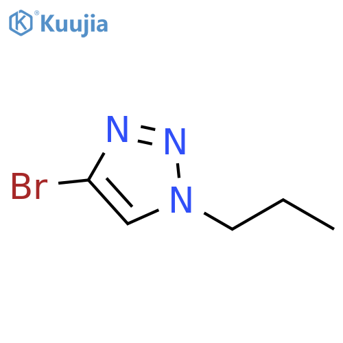 4-Bromo-1-propyl-1H-1,2,3-triazole structure
