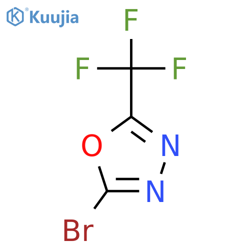 2-Bromo-5-(trifluoromethy)-1,3,4-Oxadiazole structure