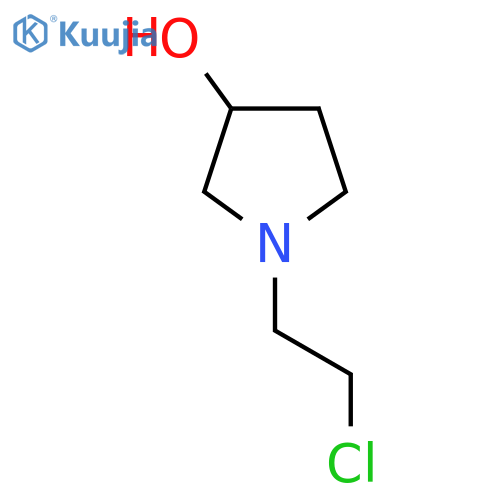 1-(2-Chloroethyl)pyrrolidin-3-ol structure