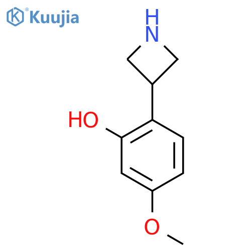 2-(Azetidin-3-yl)-5-methoxyphenol structure