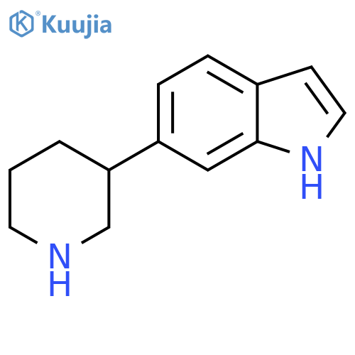 6-(piperidin-3-yl)-1H-indole structure