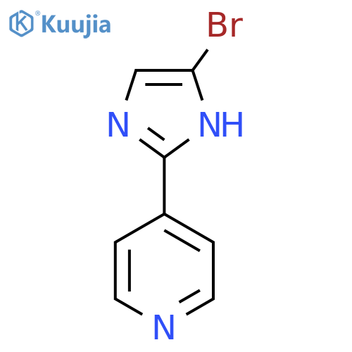 4-(4-bromo-1H-imidazol-2-yl)pyridine structure