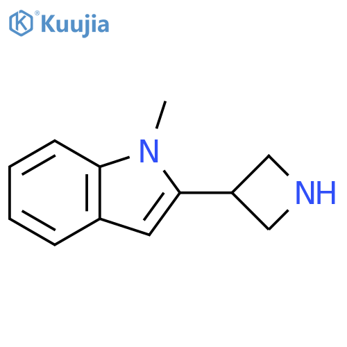 2-(azetidin-3-yl)-1-methyl-1H-indole structure