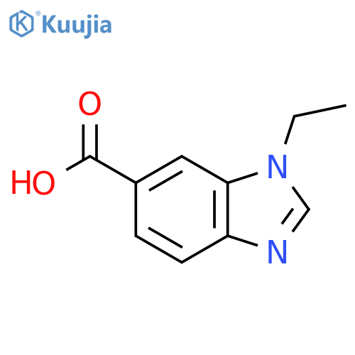 1-Ethyl-1h-1,3-benzodiazole-6-carboxylic acid structure