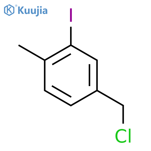 4-(Chloromethyl)-2-iodo-1-methylbenzene structure