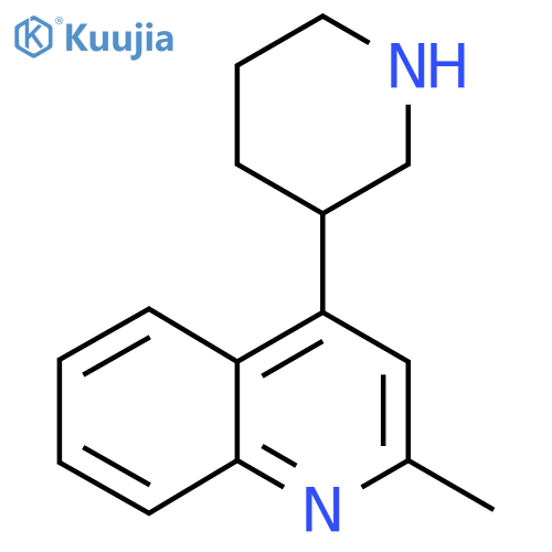 2-methyl-4-(piperidin-3-yl)quinoline structure