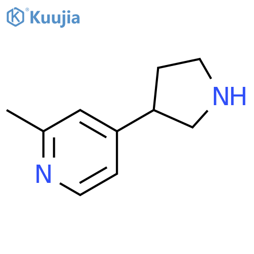 2-methyl-4-(pyrrolidin-3-yl)pyridine structure