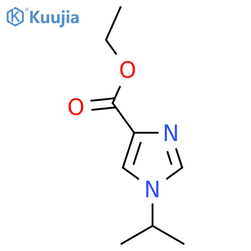 Ethyl 1-isopropyl-1H-imidazole-4-carboxylate structure