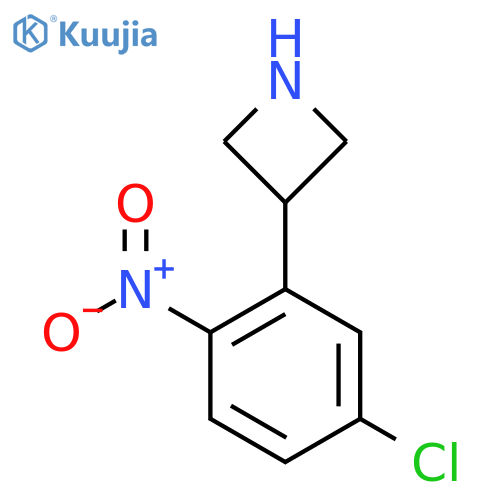3-(5-chloro-2-nitrophenyl)azetidine structure
