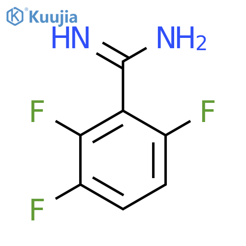 2,3,6-trifluorobenzene-1-carboximidamide structure